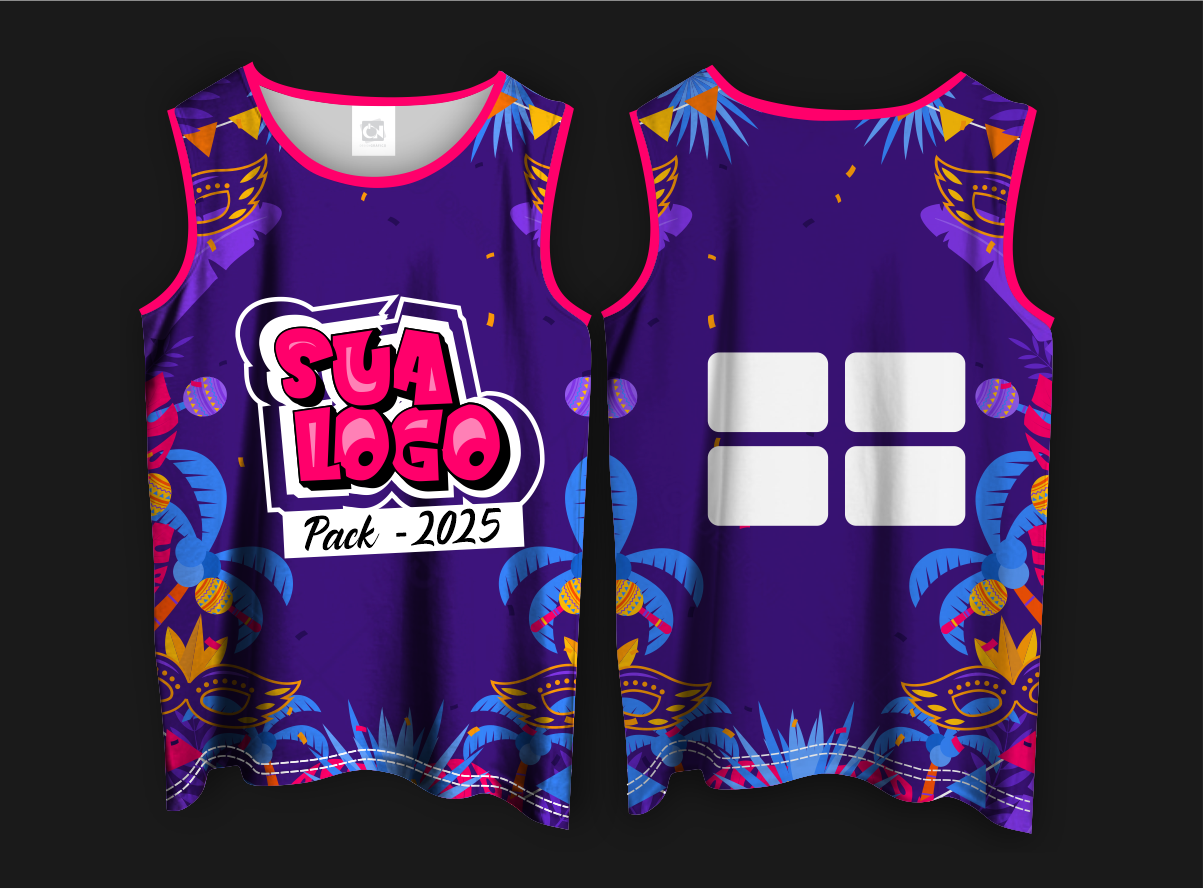 Arte Vetor - Camisa Abadá de Carnaval 2026 - Modelo 047