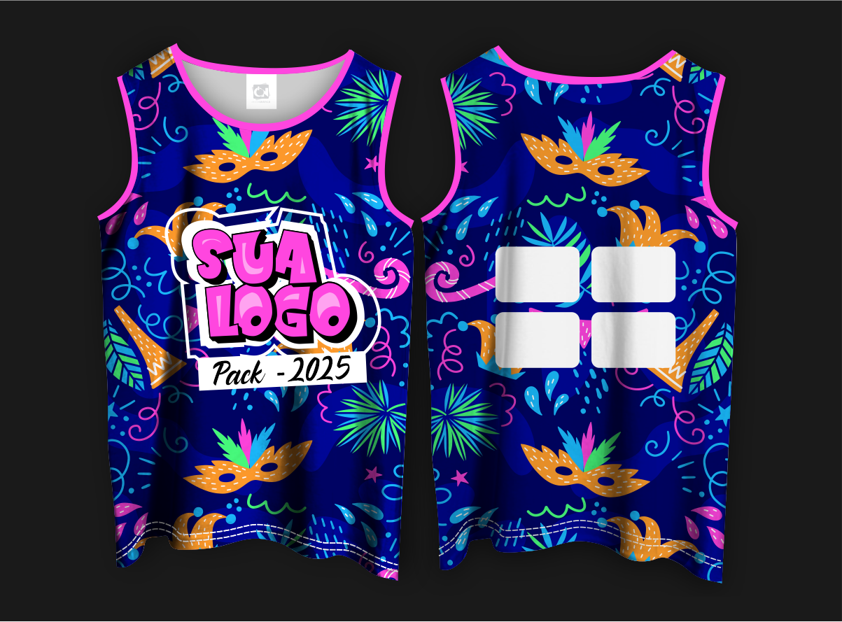 Arte Vetor - Camisa Abadá de Carnaval 2026 - Modelo 048