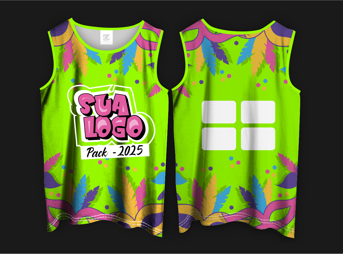 Arte Vetor - Camisa Abadá de Carnaval 2026 - Modelo 051