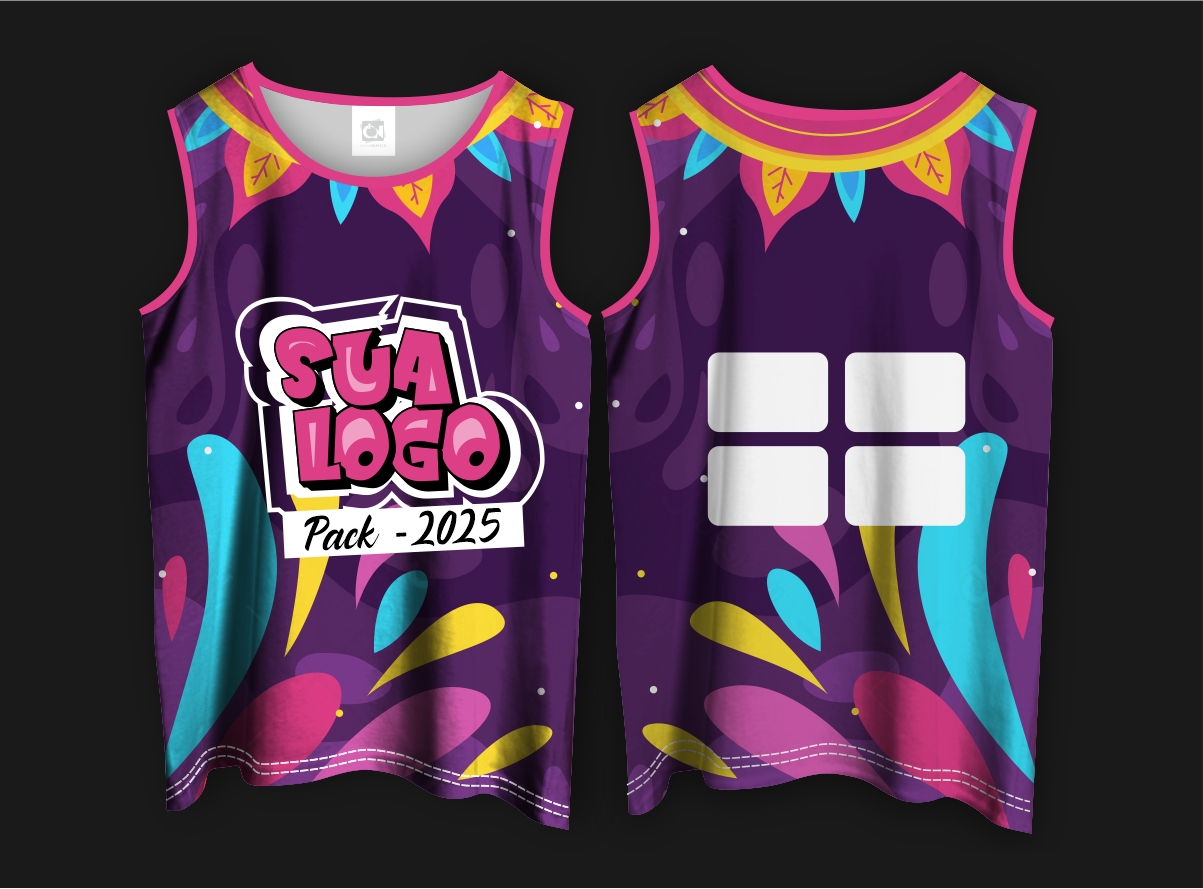 Arte Vetor - Camisa Abadá de Carnaval 2026 - Modelo 054