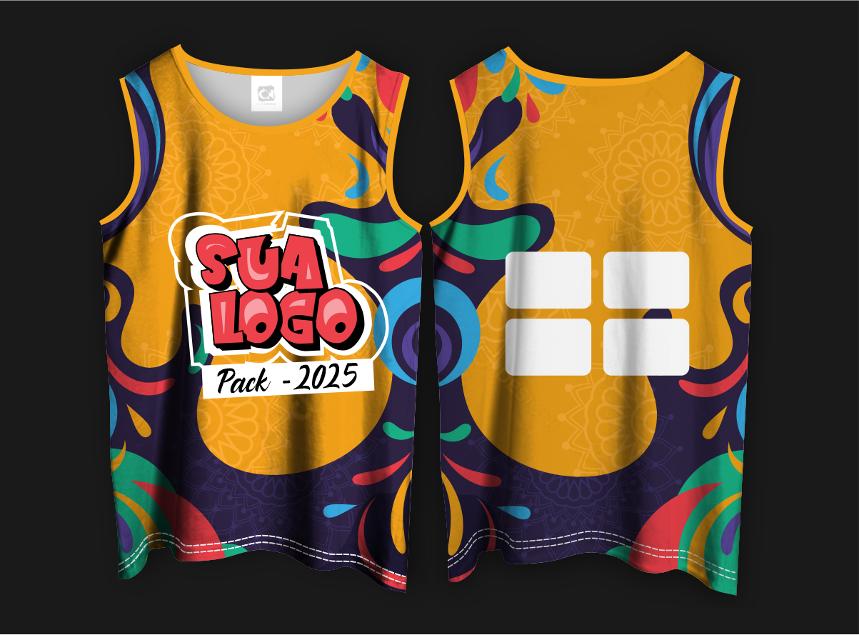 Arte Vetor - Camisa Abadá de Carnaval 2026 - Modelo 075