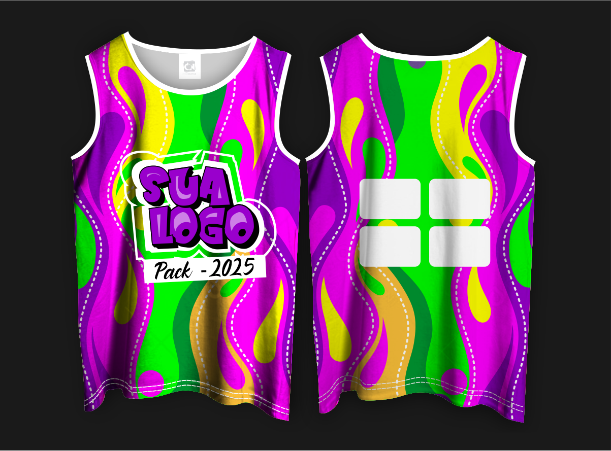 Arte Vetor - Camisa Abadá de Carnaval 2026 - Modelo 078