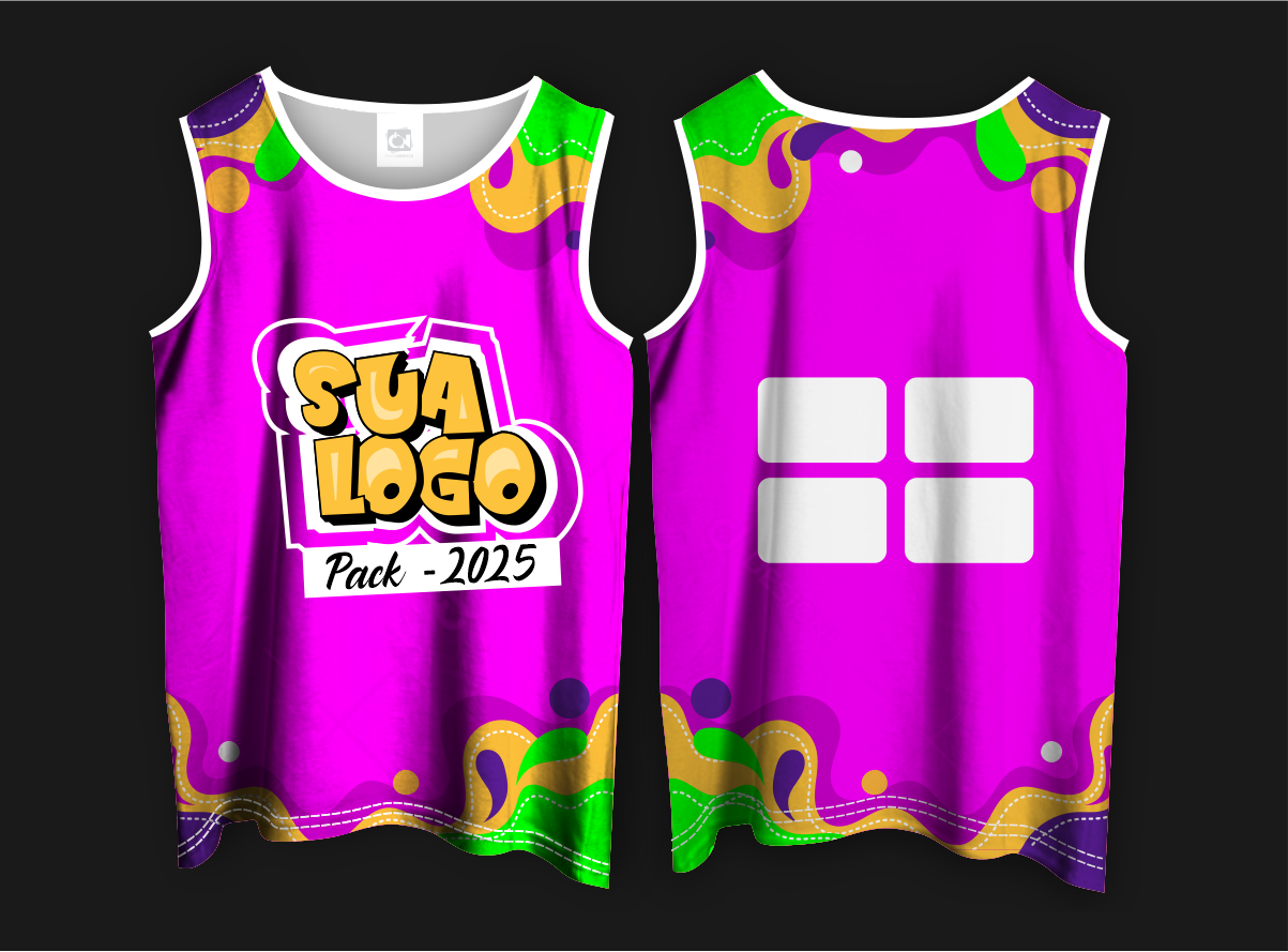 Arte Vetor - Camisa Abadá de Carnaval 2026 - Modelo 080