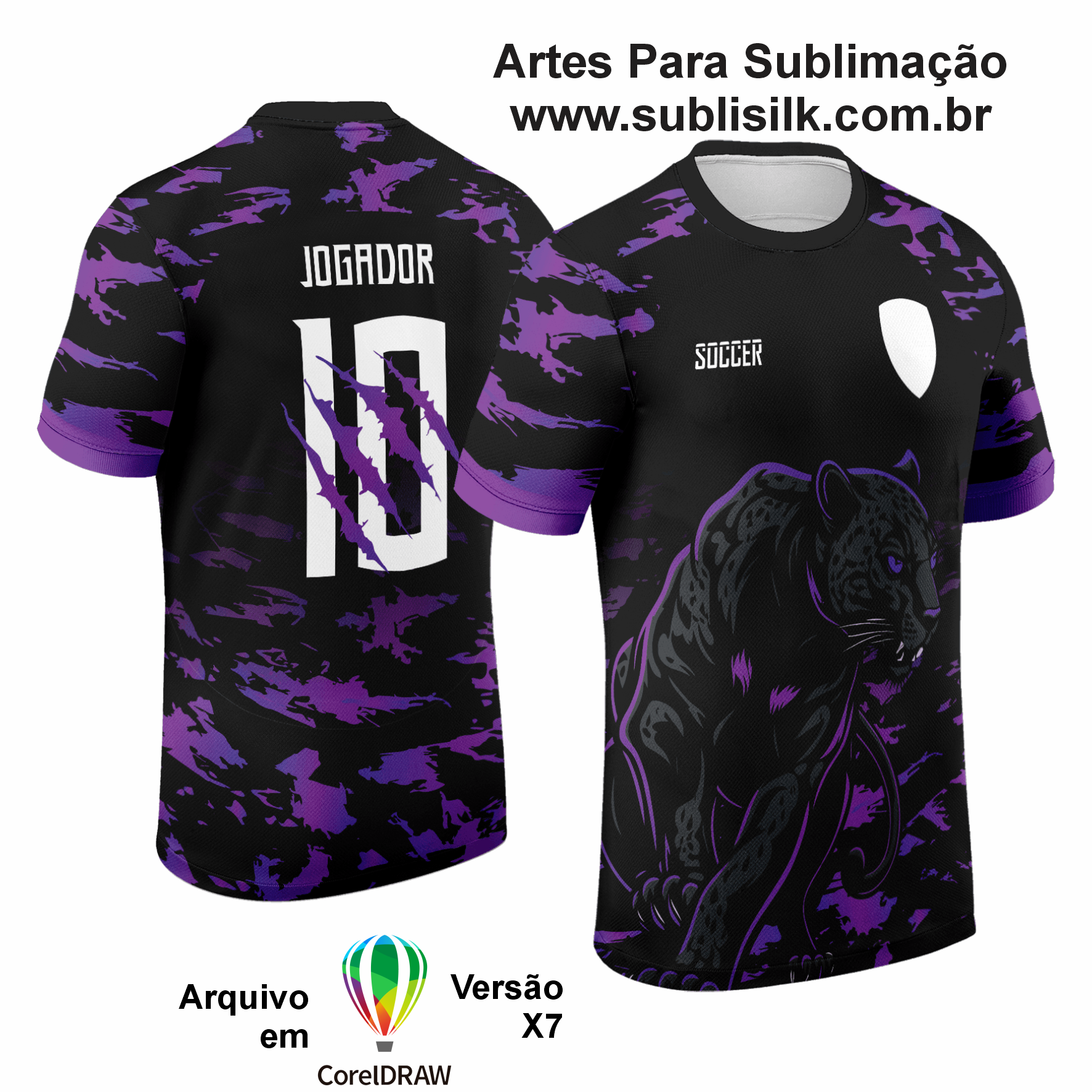 Arte Vetor Camisa Interclasse Pantera Negra