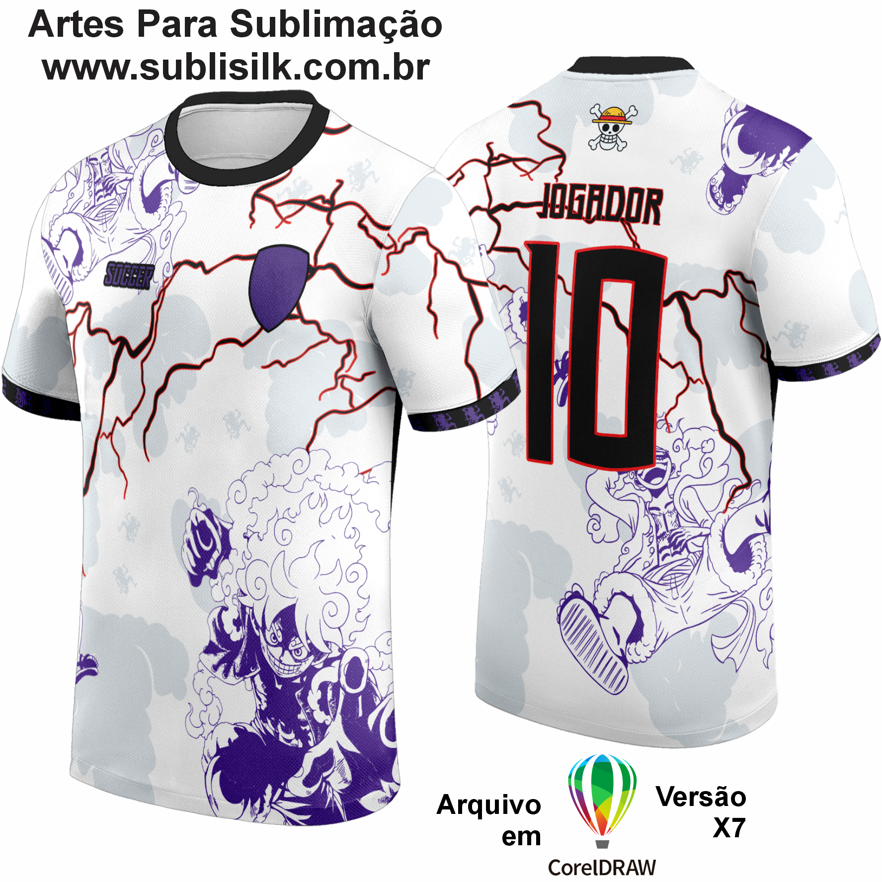 Arte Vetor Estampa Camisa Formandos monkey de luffy - 0055