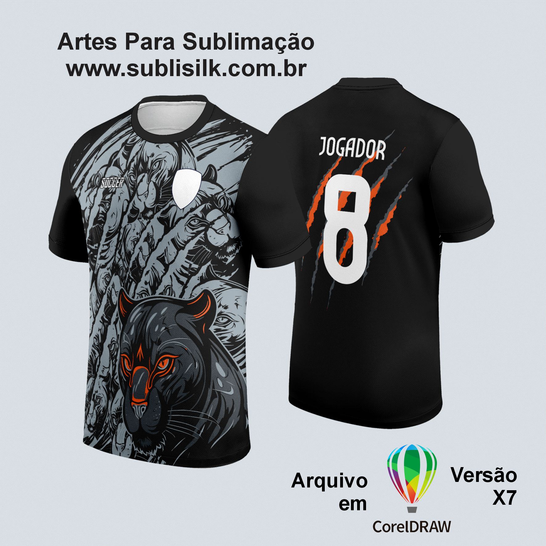 Arte Vetor Camisa Interclasse Pantera Negra