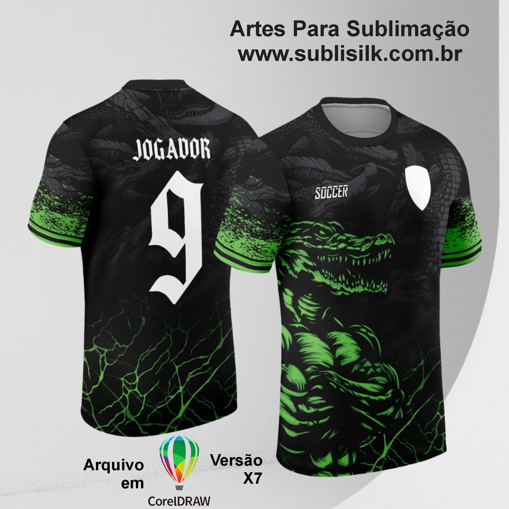 Arte Vetor Camisa Interclasse Jacaré Musculoso Crocodilo Musculoso Verde